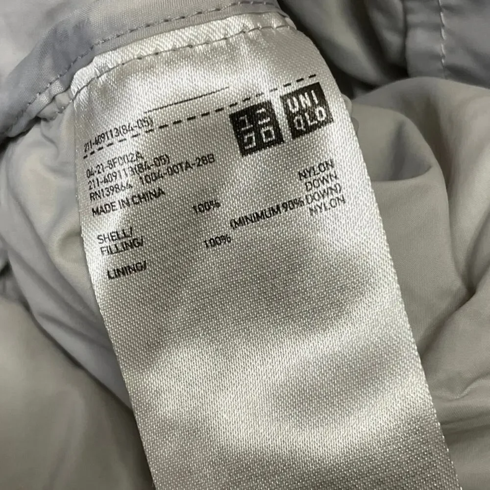 Uniqlo gray silver